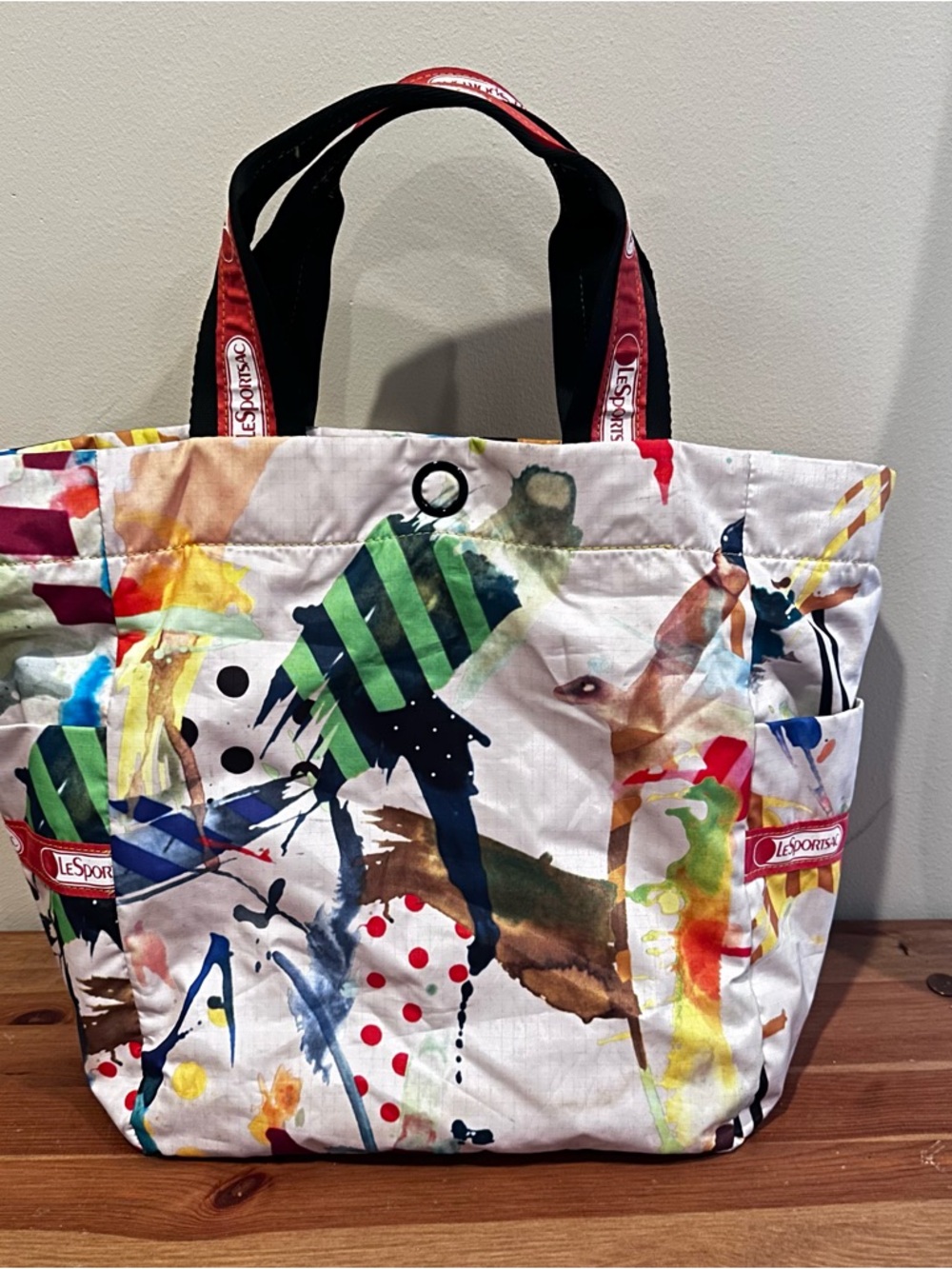 Lesportsac Artist in Residence Tomokazu Matsuyama “Splash” Print Tote Bag